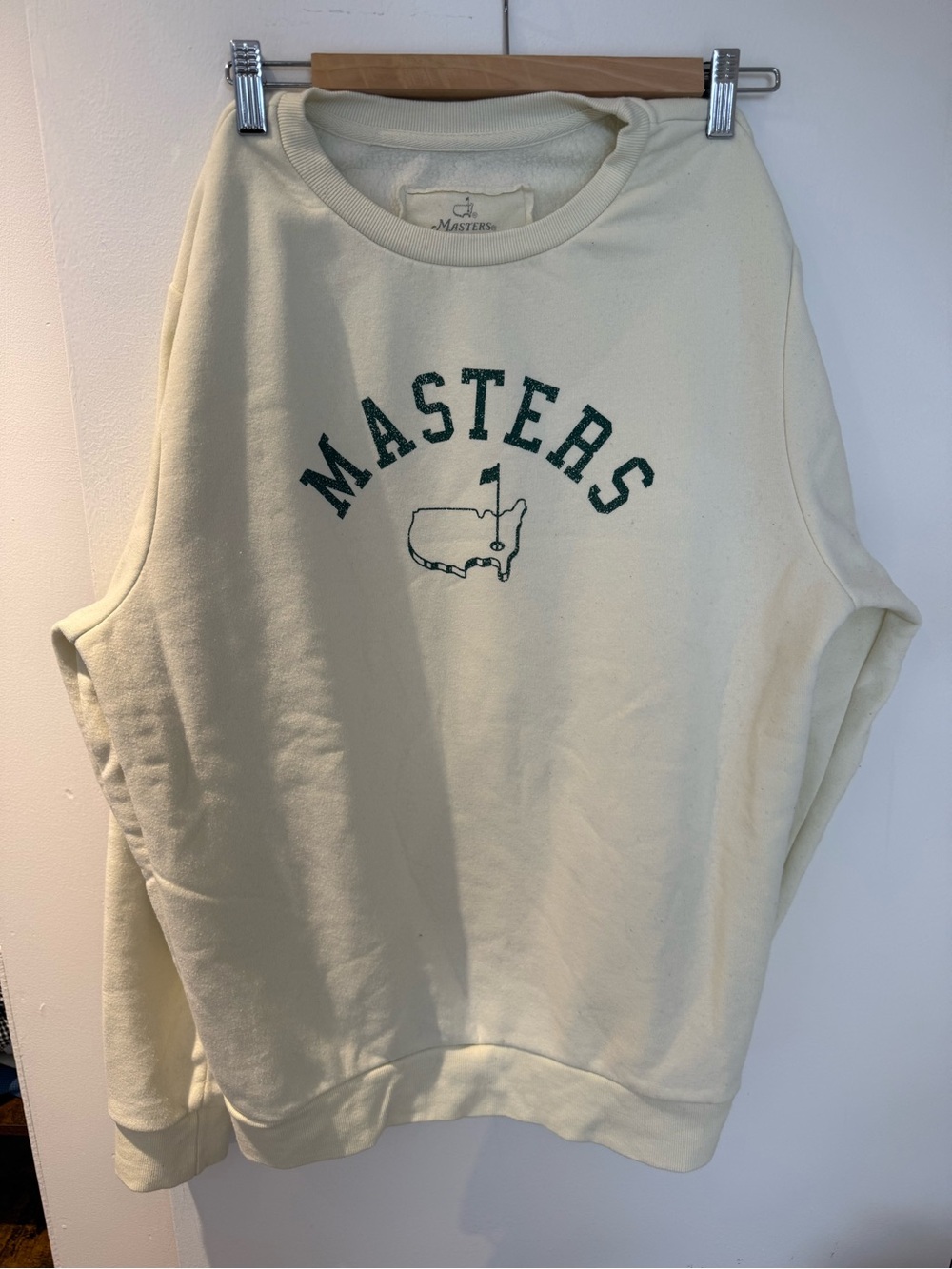 Masters 2025 Pale Yellow Crewneck Sweatshirt